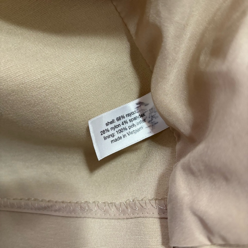 Lane Bryant Ponte Bryant Collarless Blazer in Khaki NWT 28 - Picture 7 of 9